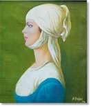 Portret of albanian girl