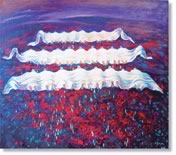 This painting is dedicated to albanians death in kosovo